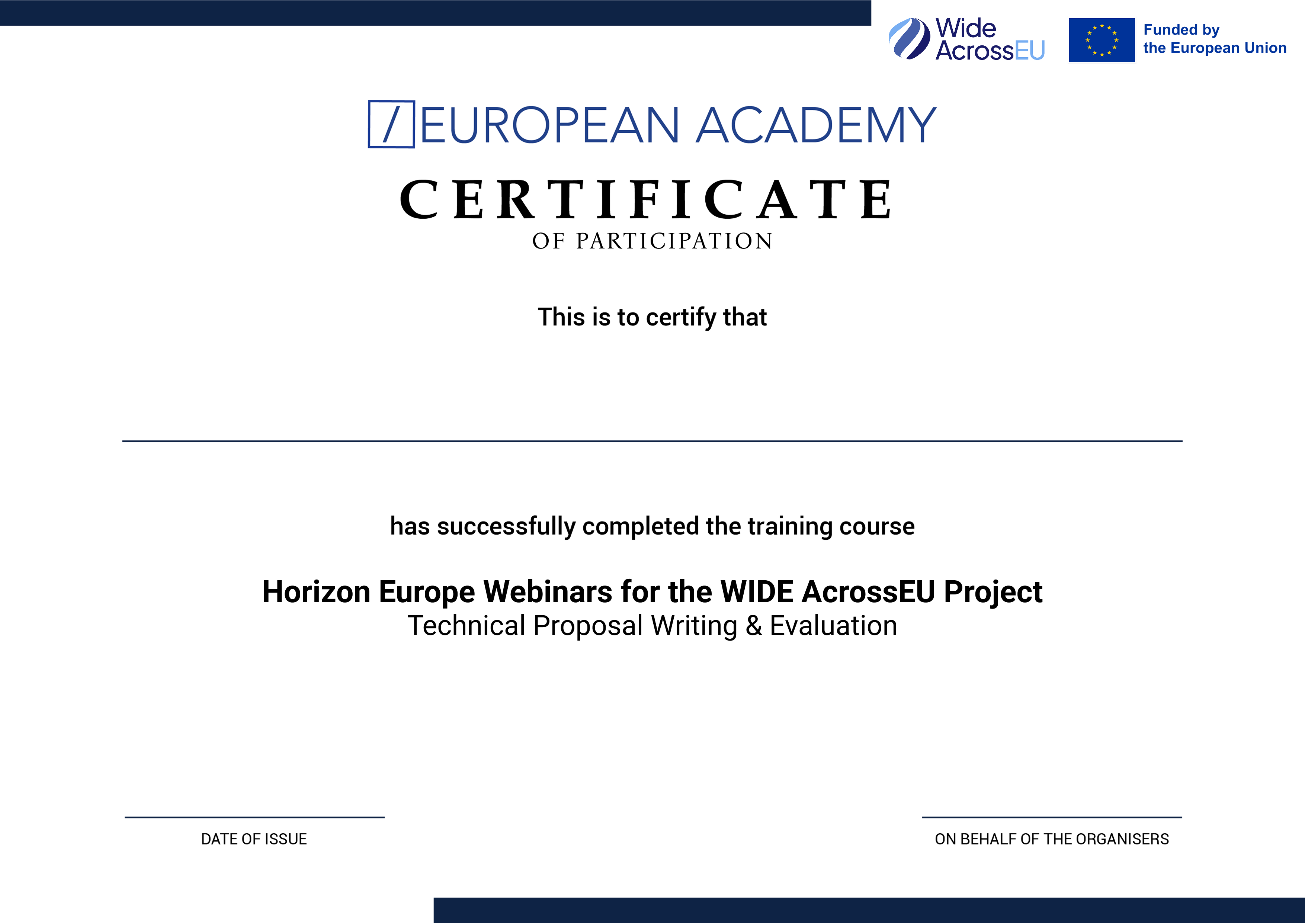 Certificate Background