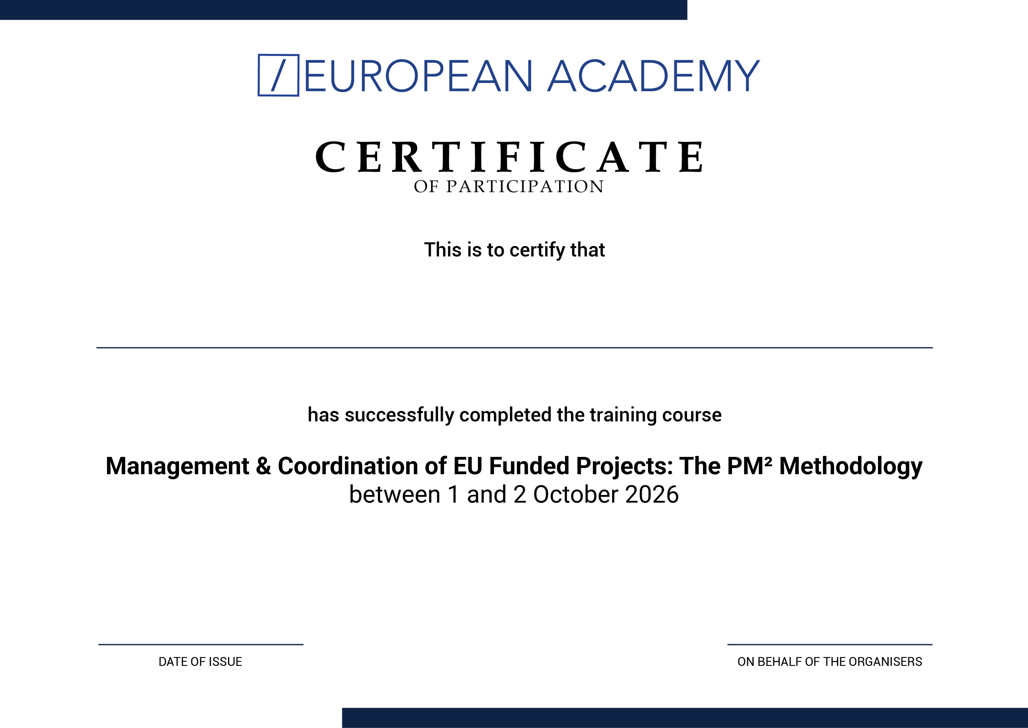 Certificate Background