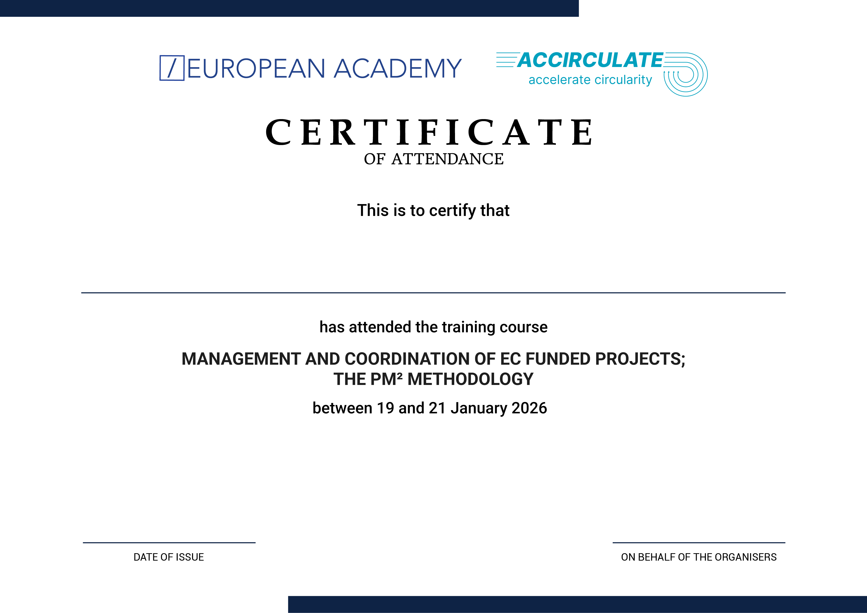 Certificate Background